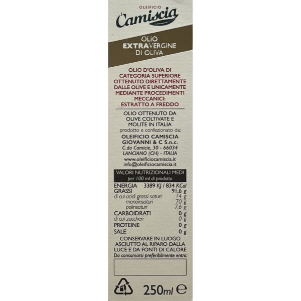 Olio extra vergine di oliva – Bottiglia 250 ml - immagine 3
