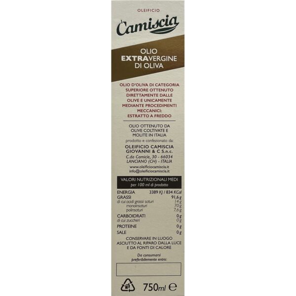 Olio extra vergine di oliva – Bottiglia 750 ml - immagine 3